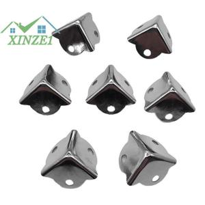 XZ✨✨✨ 4pcs sắt góc bảo vệ bảng góc cạnh bảo vệ Bìa đồ trang sức ngực hộp gỗ trường hợp trang trí chân chân kim loại góc