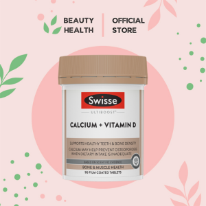 [SG l Authorized] Swisse Ultiboost Calcium + Vitamin D 90 Tabs [BeautyHealth.sg]