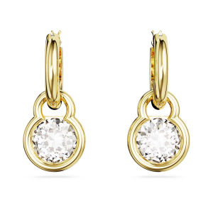 FCSwarovskiDextera gold mixed cut gemstone teardrop earrings S925 sterling silver womens fashion earrings hypoallergenic non-allergenic Valentines Day gift birthday gift for girlfriend bestie