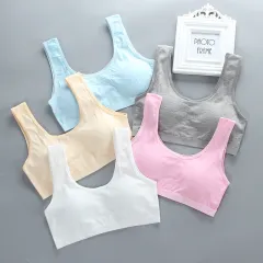 8-16 Year Baby Bra Girls Training Bra Underwear Solid Color Anti