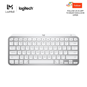 Logitech MX Keys Mini for Mac Minimalist Wireless Keyboard Compact Bluetooth Backlit Keys USB-C Tactile Typing Compatible with MacBook ProMacbook AiriMaciPad