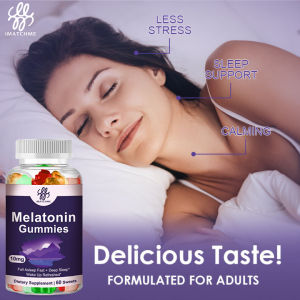 iMATCHME 10Mg Melatonin Gummies Vitamin B6 Relieve Stress Improve Sleep & Body Immunity Powerful Antioxidant Healthy Product 60pcs 10Mg Melatonin Gummies Vitamin B6 Menghilangkan Stres Meningkatkan Tidur & Kekebalan Tubuh Produk Sehat Antioksidan Kuat