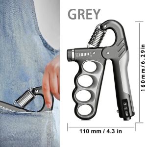 5-100KG Adjustable Grip Strengthener Countable Hand Strength Exerciser