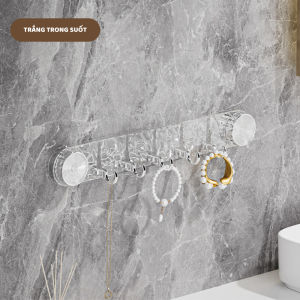 Móc treo đồ hút chân không nhà tắm nhà bếp đa năng Móc treo tường chịu lực tốt không cần khoan đục tái sử dụng