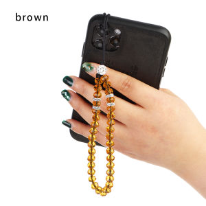 【COD】ใหม่ สายคล้องโทรศัพท์คริสตัลประดิษฐ์สีสันสดใส