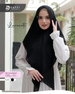 Jilbab Daffi LARASATI Kerudung Instan Bahan Ceruty Langsung Pakai