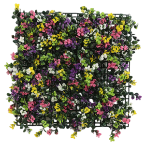 MIKE DUNBAR Flower Artificial Plant Wall Panel UV Protection DIY Simulation Maple Plant Sheet Outdoor Grass Mat No Watering Artificial Eucalyptus Carpet Home Garden Fence