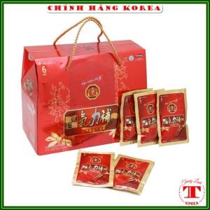 Nước hồng sâm hàn quốc Korean Ginseng Drink chính hãng xách 30 gói x 70ml - Tăng thể lực giảm stress phòng ung thư