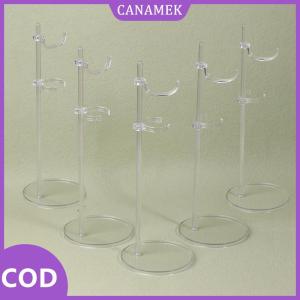 CANAMEK✨ 5pcs búp bê tổ chức đứng Dollhouse điều chỉnh phổ búp bê hiển thị giá trong suốt Kệ mannequin mô hình đứng búp bê ăn mặc hỗ trợ