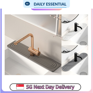【DAILY ESSENTIAL】 Diatomite Faucet Sink Mat | Oval or Rectangular | S and L