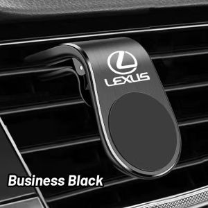 High quality Universal 360°Magnetic Car Navigation Anti-Slip Phone Holder Air Vent Mount Stand Customized special car logo For Lexus LX 470 ES 350 LX 450 RX 350 IS 350 NX GS 350 GX 470 IS F LS 400 LS 460 RC ES 330 GS 430 IS 300 LS 600h RX 300 RX 400h CT