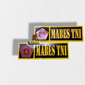 Stiker Mabes TNI Hitam Sepasang / Stiker Mabes Tni Motor 2pcs