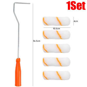 Dizoey 12PCS Paint Roller Kit Paint Rollers with Covers Painting Decorating Brushes for Wall Construction Furniture Home Repair Tools