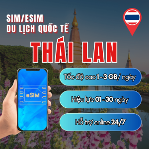 SIM Du Lịch Thái Lan Mạng Cực Khỏe Sóng Siêu Mạnh 4G/5G Tốc Độ Cao Giá Hạt Dẻ | FREESHIP - CHƯA KÍCH HOẠT