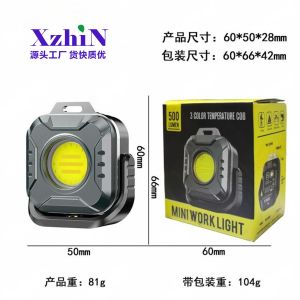 AE Đèn làm việc siêu sáng bền bỉ có nam châm mạnh đèn cắm trại sạc lại được đèn cắm trại đa chức năng chống nước ngoài trời đèn kiểm tra.