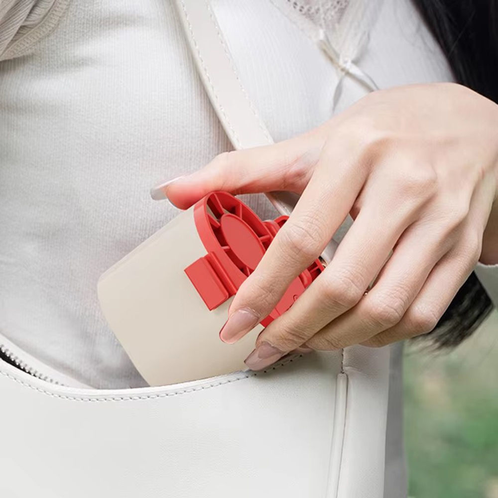 Portable Mini Clip Fan USB Rechargeable 3 Speed Adjustable Handheld Cooling Fan For Desk Stroller Office Outdoor Travel Daily Use_voghion.com
