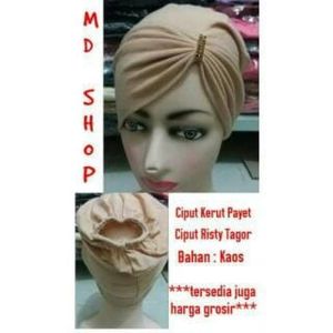 PAKET HEMAT Ciput Kerut Payet Kaos/Ciput Risti isi 10pcs [Paket SUKA-SUKA]