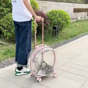 Travel Backpack Transparent dog bagpack Portable Transparent cat Travel bag