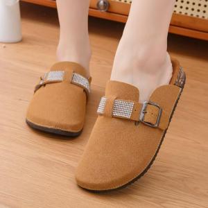 Stylish Streetwear Women Korean Fashion Clog Sandals Adjustable Buckle Non-Slip Sole Breathable Lightweight Outdoor Casual Sandals