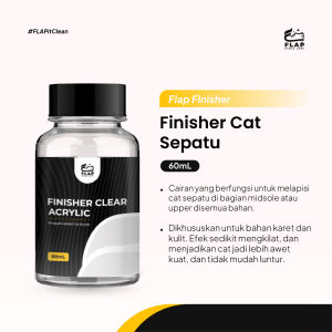 Finisher Cat Akrilik Sepatu Kulit by Flap Shoes Care