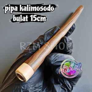 Pipa Once Cangklong Kayu Kalimosodo Bulat Premium Panjang 15cm