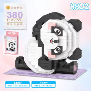 LOZ 8801-8806 Cute Pet Alliance Panda Mini Building Blocks DIY Creative Assembly Toy Gift for Girls Kids *READY STOCK*