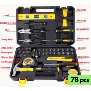 HABO 78 / 108 pcs Tool box set Hand tool full set Multifunction Tool Box DIY Hardware Tool Kit Household Tool Set 工具箱