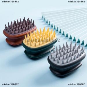 mishun318862 Silicone Shampoo Head Scalp Massage Brush Silicone Body Brush Hair Washing Comb Bath Shower Brush Massage Brush Hair Brush