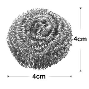 【BUY 10 TAKE 10】20pcs Original steel wool Brush pot steel ball stainless steel household decontamination Stainless Steel Scourer Wool Scrubber Sponge Reusable Cleaning Scrub for Pots Pans Dishes & Kitchen