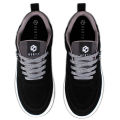 Sepatu Sneakers Pria H 3784 Brand Hertz Sepatu Kets Cowok Kekinian Harga Murah Berkualitas - Hitam Abu. 