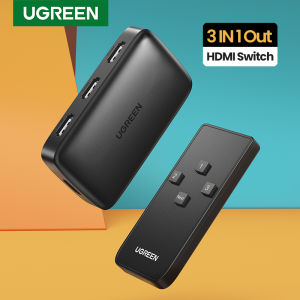 Ugreen HDMI Switch for Xiaomi Mi Box 3 In 1 Out HDMI Switcher 4K/30Hz for TV box PS4 Switch HDMI 4K with Controller HDMI Cable