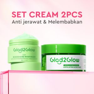 Abadi Mall Glad2Glow Centella Salicylic Acid Exfoliating Acne Pads acne patch jerawat obat jerawat acne spot serum bagi remaja dan pemula Salicylic skincare bahan alami dibuat untuk membantu merawat kulit berjerawat Antijerawat g2glow official store