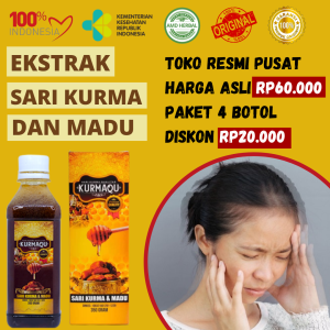 Obat Sakit Kepala Vertigo Migrain Migren Pusing Berputar Putar Sakit Kepala Menahun Pusing Tujuh Keliling Sakit Kepala Pusing Sekeliling Terasa Berputar Putar Obat Vertigo Dan Mual Mual - KURMAQU Sari Kurma Madu