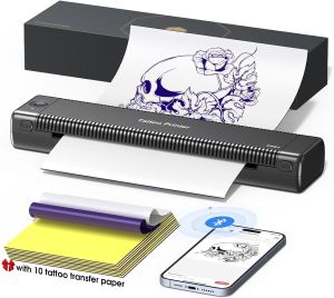 Phomemo TP81 Wireless Bluetooth Portable Tattoo PrinterCompatible with TabletSmartphone And PC