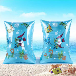Kids Water Sports Inflatable Water Sleeve Armbands 1 pair Cute cartoon kids swimming arm floaties for kids salbabida swimming pool toys summer toy
