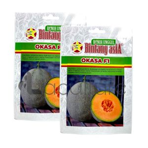 Benih Melon OKASA F1 Isi 0.5 gram Benih Bintang Asia