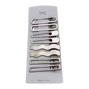 กิ๊บติดผมรูปตุ่นปากเป็ดคลิปผมหวานเงิน2000เครื่องประดับผมแบบมีที่ยึดผมบาง