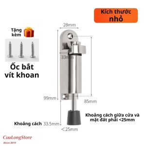 Chặn cửa thông minh chống va đập cánh cửa chốt chặn cửa 2 chiều an toàn chân chống cửa móng ngựa