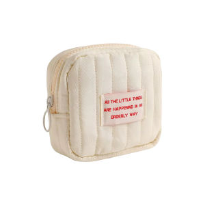 กระเป๋าใส่ผ้าอนามัย แบบพกพา มีซิป ลายการ์ตูน มีความจุขนาดใหญ่ สไตล์แฟชั่น สำหรับผู้หญิง