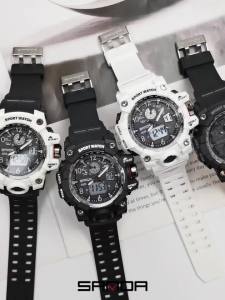 แบรนด์ชั้นนำกีฬานาฬิกาผู้ชายทหารควอตซ์นาฬิกาผู้ชายนาฬิกาข้อมือกันน้ำสำหรับผู้ชายนาฬิกาช็อก Relogios Masculino 3169