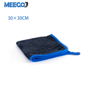 MeeGoo Car Wash Towel Thickened Microfiber Cleaning Cloth Ultra-Soft Double-Sided Water Absorption Quick Dry Household Clean Rag