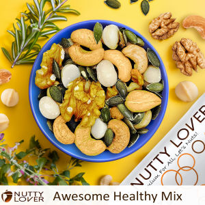110Gram Nutty Lover Awesome Healthy Mixed Nut - Macadamia Cashew Walnut Pumpkin Seed