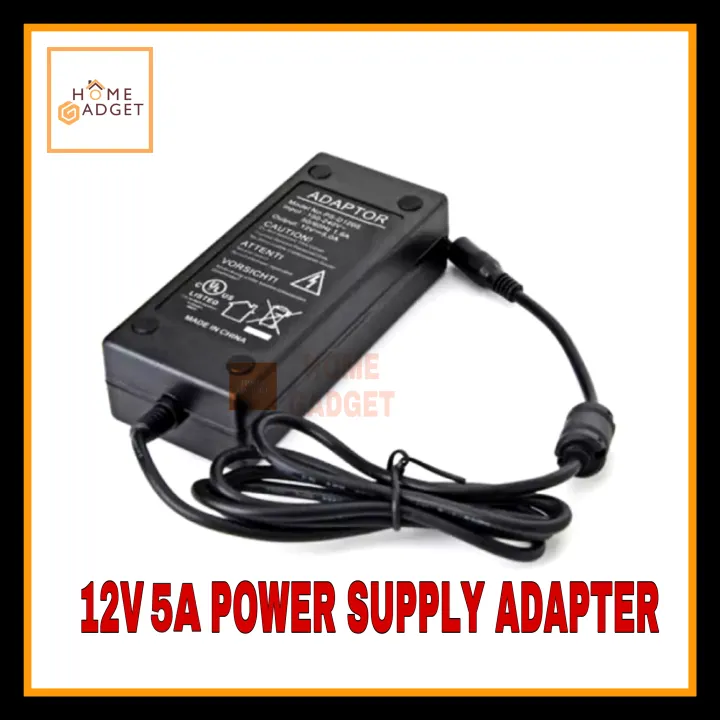 CCTV/ LED / COMPUTER 12V 5A POWER SUPPLY ADAPTER