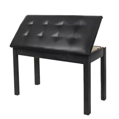Piano Bench เกรด A เก้าอี้เปียโน‌ | รับน้ำหนัก 120kg | ฝาเปิดเก็บของสไตล์คลาสสิค | ทำจากวัสดุคุณภาพสูง แข็งแรงทนทาน