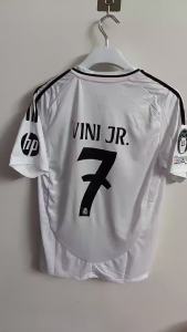 AE2627 Real Madrid and Barcelona jerseys 10 Mbappe Yamal 5 Bellingham home and away football jerseys