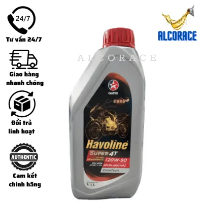 Nhớt CALTEX HAVOLINE SUPER 4T 20W50 - dành cho xe số côn tay