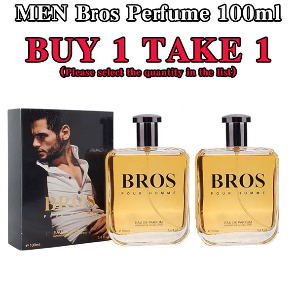 tiko# 【BUY TAKE 1】Men Bros Perfume 100ML Cologne Aroma Fragrance Lazada  PH