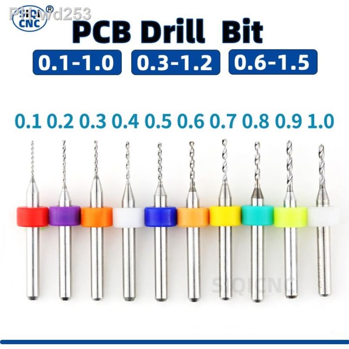 Carbide Micro Drill Bits Mini CNC Drilling Bit Set Print Circuit Board ...