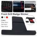 Mocha Leesa ABS Car Front Grill Badge Grille Emblem Sticker for Mercedes Benz AMG Logo W212 W213 W202 W211 W176 W210 W205 GLA GLC CLS GLK. 
