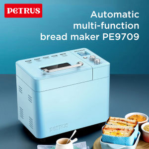 Petrus Bread Maker Machine 24 Programmable Menu 2.0lb Automatic Multi-function Bread Machine With Automatic Nuts Dispenser1 Year Warranty PE9709
